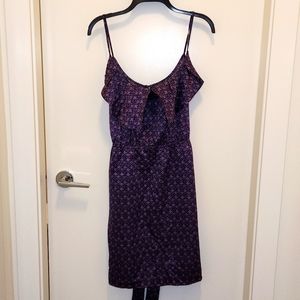 Gap purple strappy dress with tie